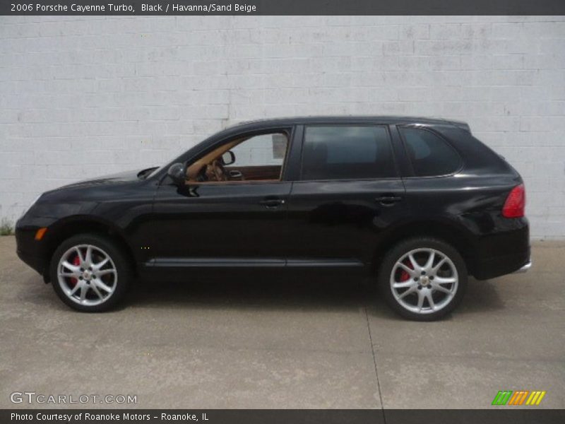 Black / Havanna/Sand Beige 2006 Porsche Cayenne Turbo