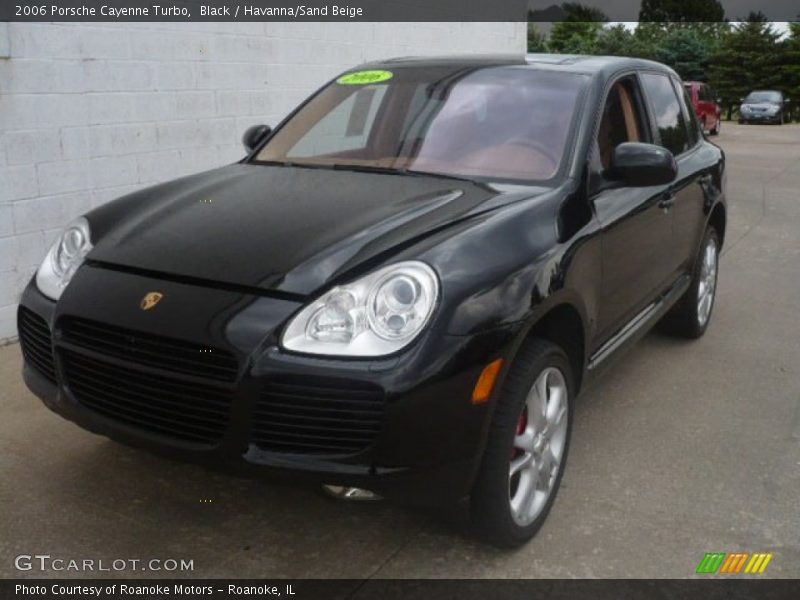 Black / Havanna/Sand Beige 2006 Porsche Cayenne Turbo