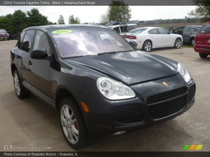 Black / Havanna/Sand Beige 2006 Porsche Cayenne Turbo