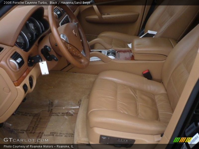 Black / Havanna/Sand Beige 2006 Porsche Cayenne Turbo