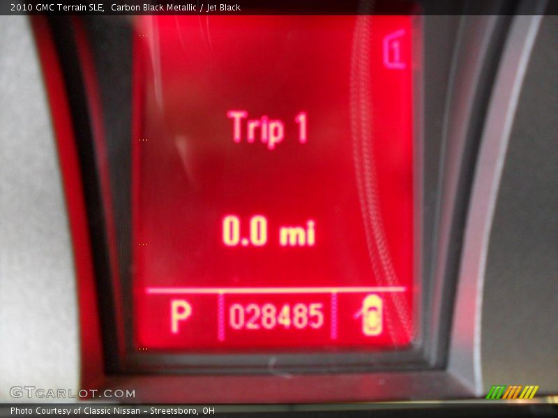 Carbon Black Metallic / Jet Black 2010 GMC Terrain SLE