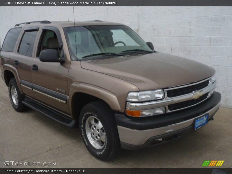 Sandalwood Metallic / Tan/Neutral 2003 Chevrolet Tahoe LT 4x4