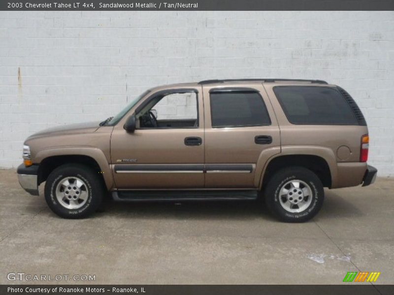 Sandalwood Metallic / Tan/Neutral 2003 Chevrolet Tahoe LT 4x4