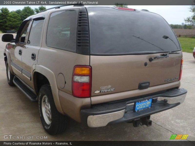 Sandalwood Metallic / Tan/Neutral 2003 Chevrolet Tahoe LT 4x4