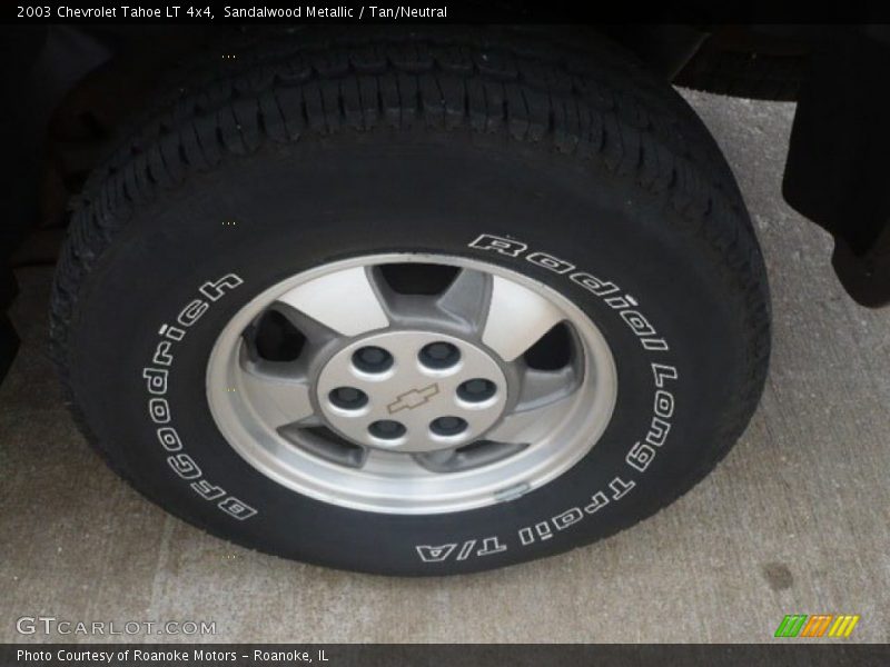 Sandalwood Metallic / Tan/Neutral 2003 Chevrolet Tahoe LT 4x4