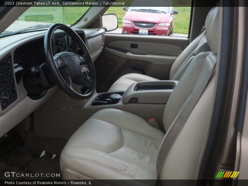 Sandalwood Metallic / Tan/Neutral 2003 Chevrolet Tahoe LT 4x4