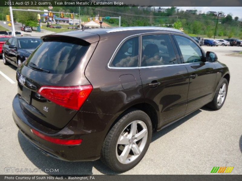 Teak Brown Metallic / Cardamom Beige 2011 Audi Q5 3.2 quattro