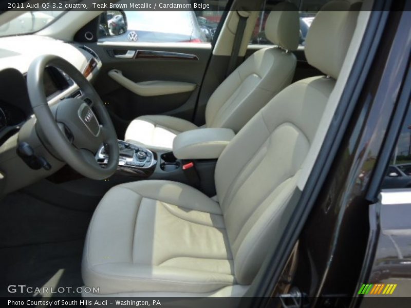 Teak Brown Metallic / Cardamom Beige 2011 Audi Q5 3.2 quattro