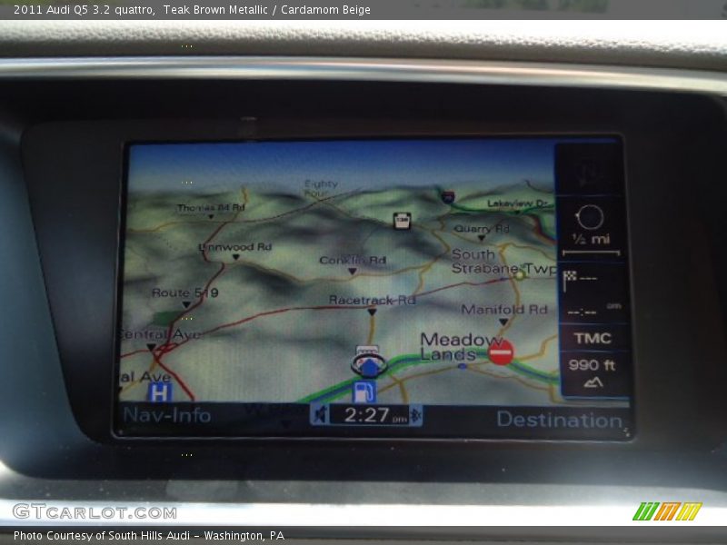 Teak Brown Metallic / Cardamom Beige 2011 Audi Q5 3.2 quattro