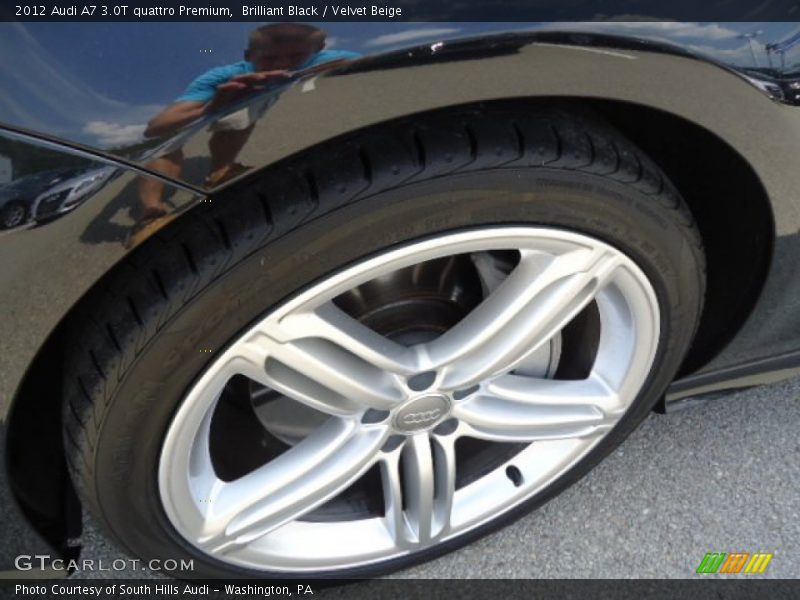 Brilliant Black / Velvet Beige 2012 Audi A7 3.0T quattro Premium