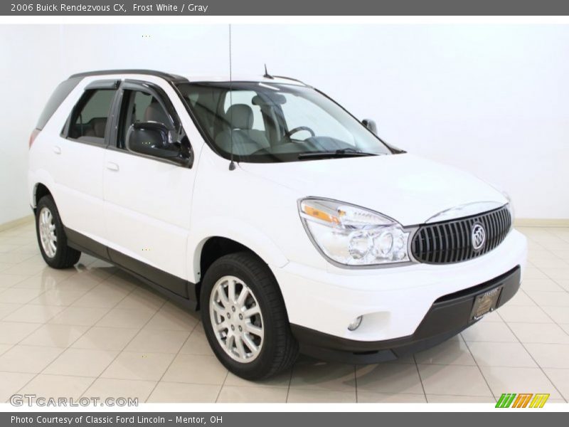 Frost White / Gray 2006 Buick Rendezvous CX