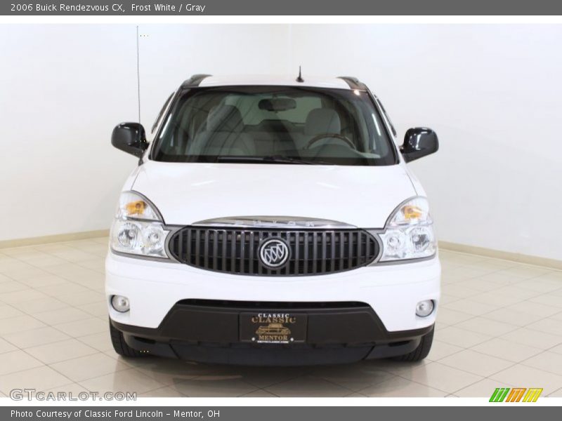 Frost White / Gray 2006 Buick Rendezvous CX