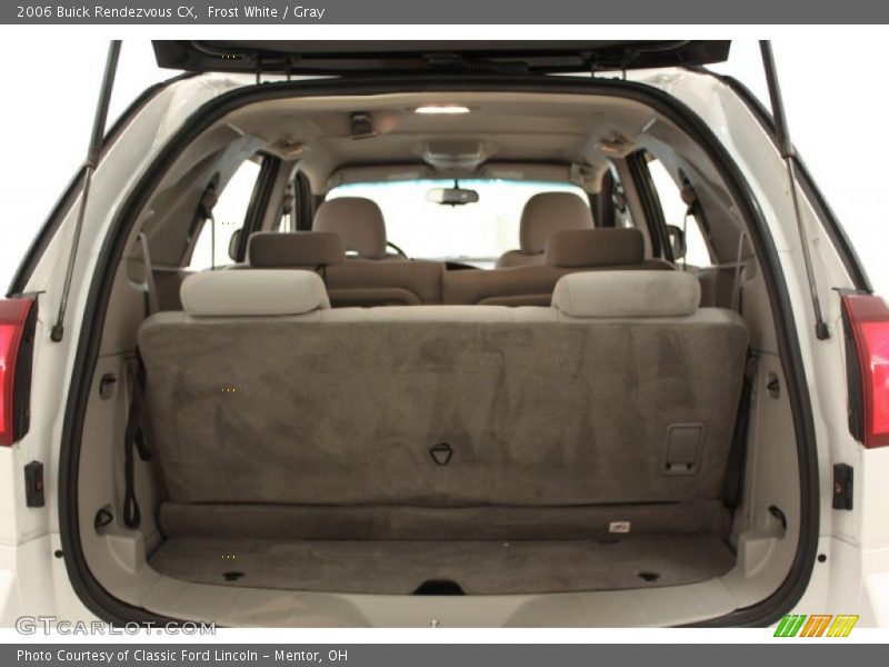 Frost White / Gray 2006 Buick Rendezvous CX