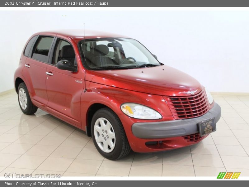 Inferno Red Pearlcoat / Taupe 2002 Chrysler PT Cruiser