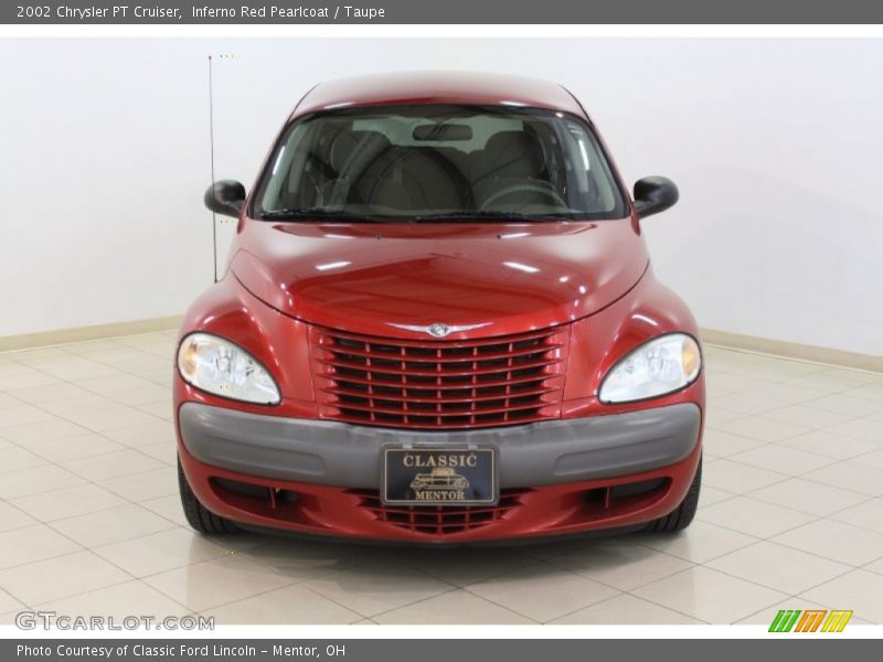 Inferno Red Pearlcoat / Taupe 2002 Chrysler PT Cruiser