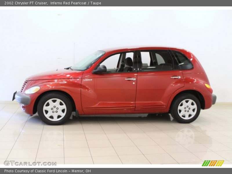 Inferno Red Pearlcoat / Taupe 2002 Chrysler PT Cruiser