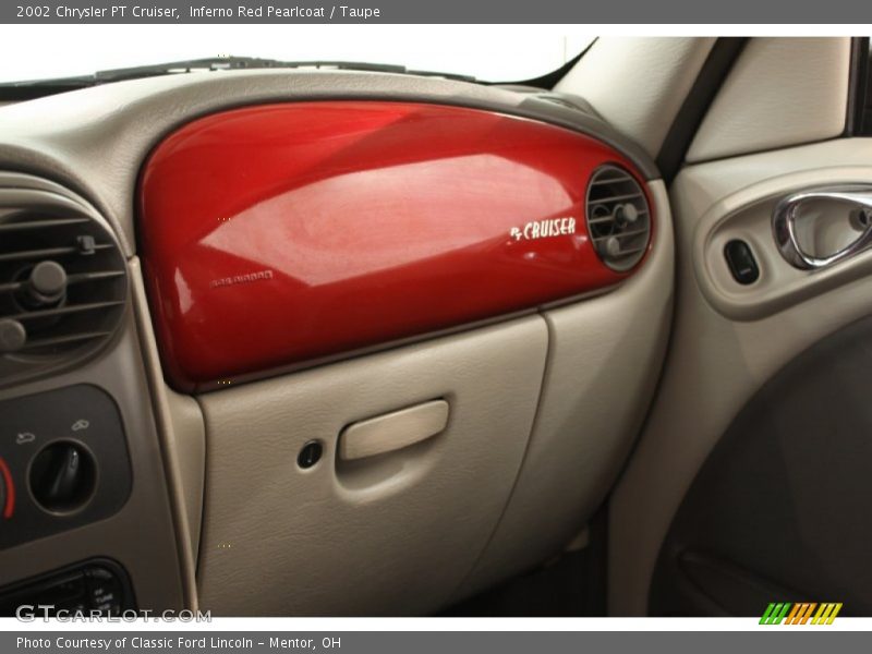 Inferno Red Pearlcoat / Taupe 2002 Chrysler PT Cruiser