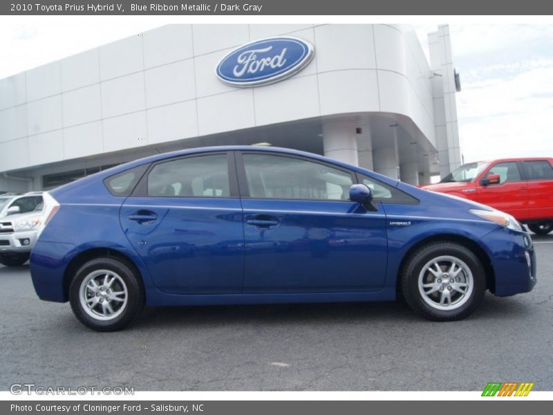 Blue Ribbon Metallic / Dark Gray 2010 Toyota Prius Hybrid V