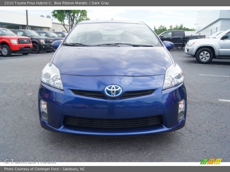 Blue Ribbon Metallic / Dark Gray 2010 Toyota Prius Hybrid V