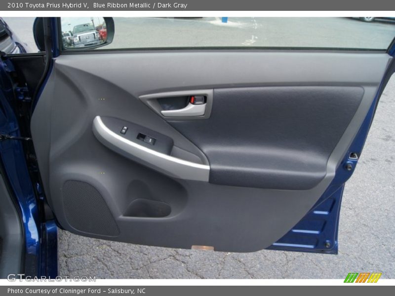 Blue Ribbon Metallic / Dark Gray 2010 Toyota Prius Hybrid V