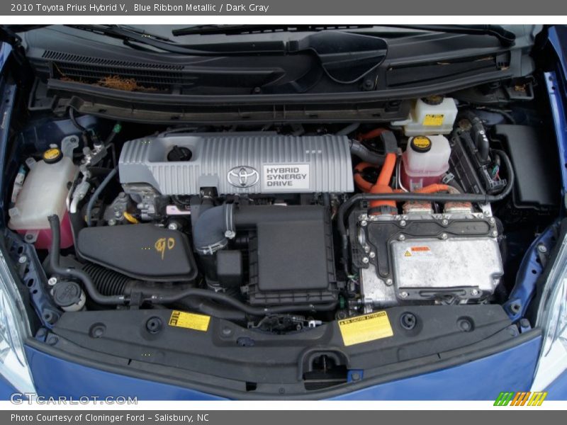 Blue Ribbon Metallic / Dark Gray 2010 Toyota Prius Hybrid V