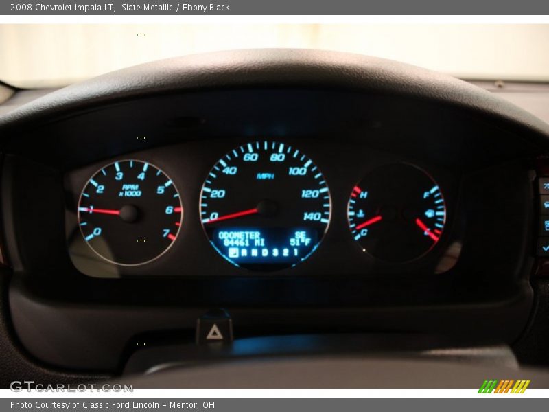 Slate Metallic / Ebony Black 2008 Chevrolet Impala LT