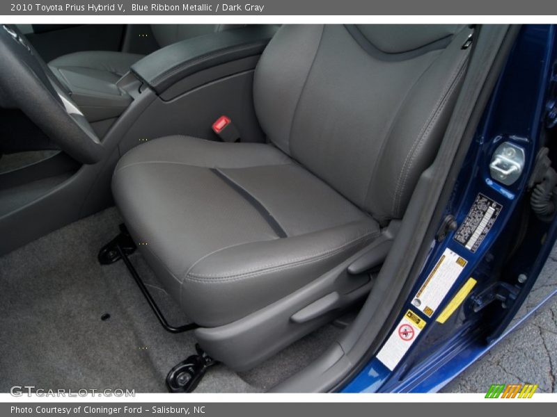 Blue Ribbon Metallic / Dark Gray 2010 Toyota Prius Hybrid V