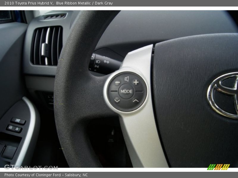 Blue Ribbon Metallic / Dark Gray 2010 Toyota Prius Hybrid V