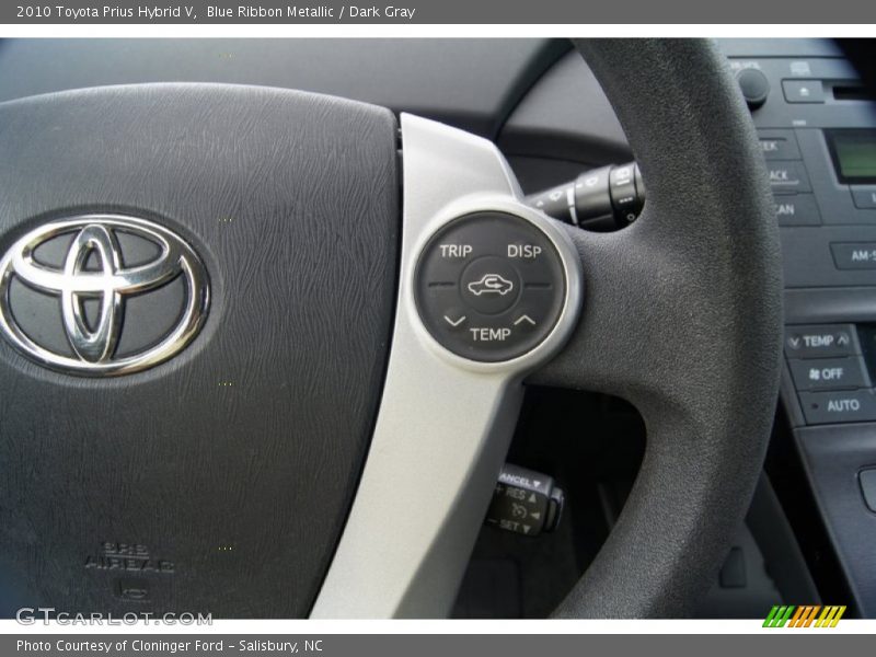 Blue Ribbon Metallic / Dark Gray 2010 Toyota Prius Hybrid V