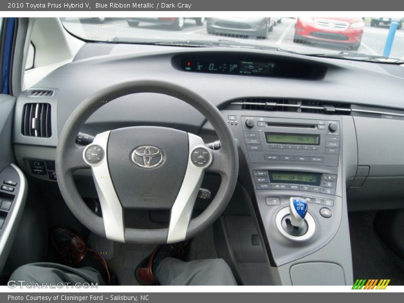 Blue Ribbon Metallic / Dark Gray 2010 Toyota Prius Hybrid V