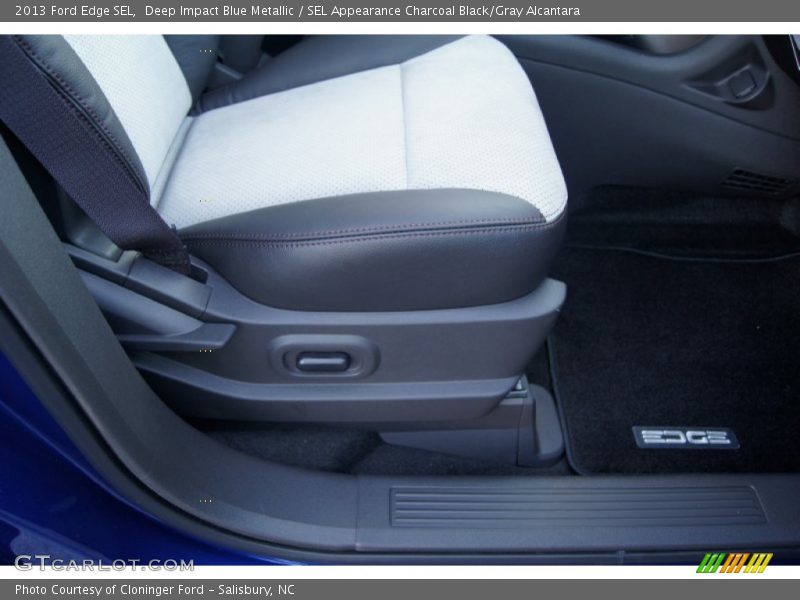 Deep Impact Blue Metallic / SEL Appearance Charcoal Black/Gray Alcantara 2013 Ford Edge SEL