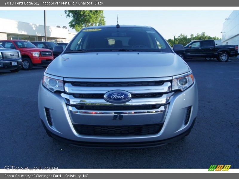 Ingot Silver Metallic / Charcoal Black 2013 Ford Edge SE