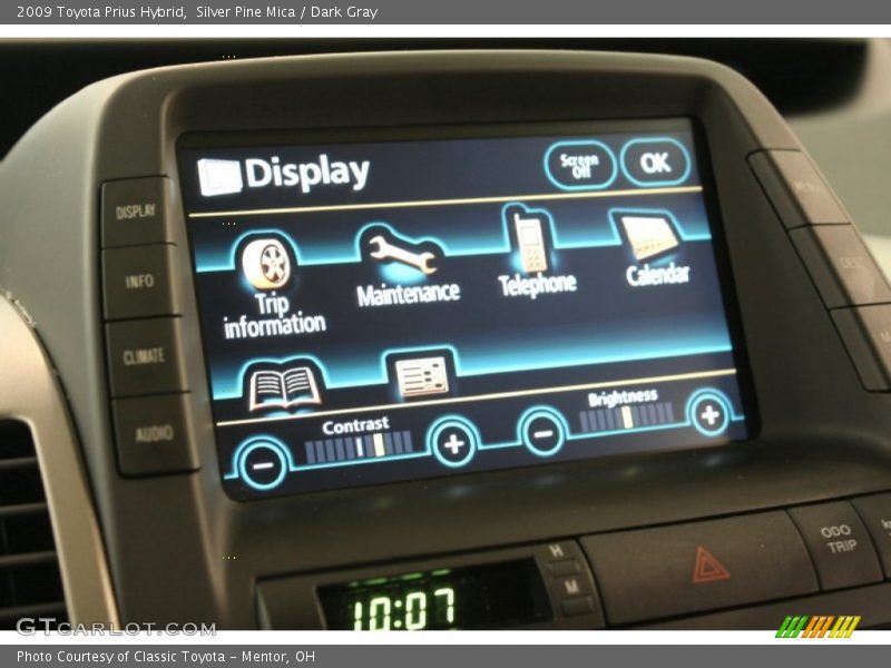 Silver Pine Mica / Dark Gray 2009 Toyota Prius Hybrid