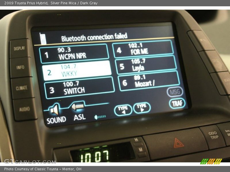 Silver Pine Mica / Dark Gray 2009 Toyota Prius Hybrid