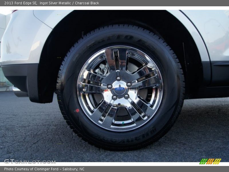 Ingot Silver Metallic / Charcoal Black 2013 Ford Edge SE