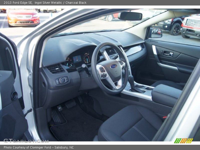 Ingot Silver Metallic / Charcoal Black 2013 Ford Edge SE