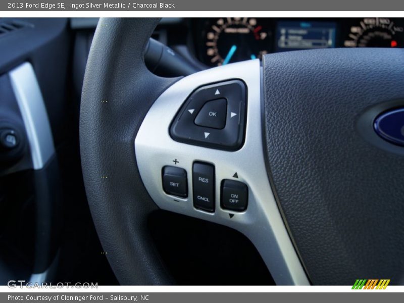 Ingot Silver Metallic / Charcoal Black 2013 Ford Edge SE