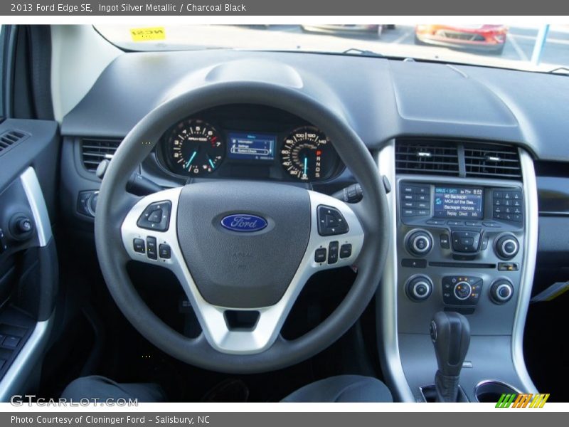 Ingot Silver Metallic / Charcoal Black 2013 Ford Edge SE