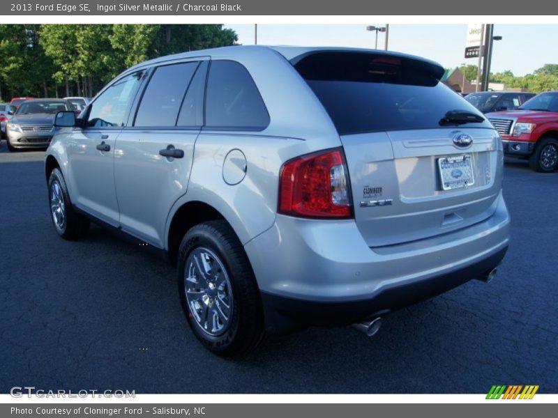Ingot Silver Metallic / Charcoal Black 2013 Ford Edge SE