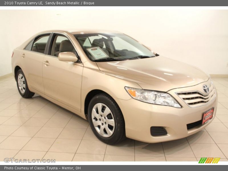 Sandy Beach Metallic / Bisque 2010 Toyota Camry LE