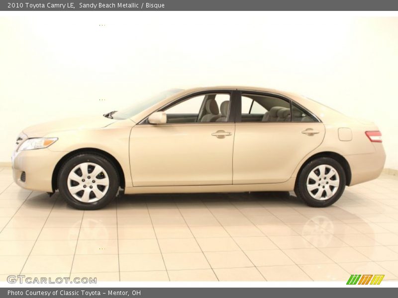 Sandy Beach Metallic / Bisque 2010 Toyota Camry LE