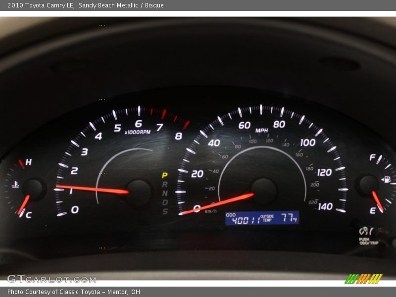 Sandy Beach Metallic / Bisque 2010 Toyota Camry LE