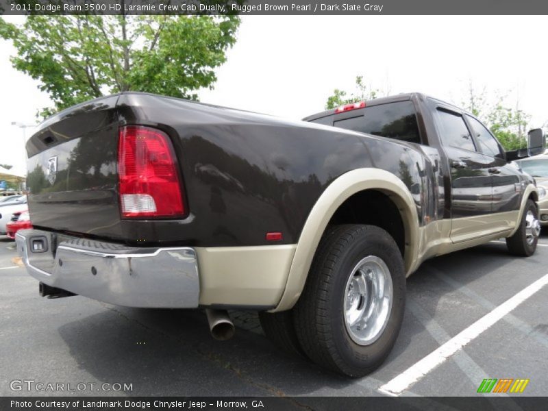 Rugged Brown Pearl / Dark Slate Gray 2011 Dodge Ram 3500 HD Laramie Crew Cab Dually
