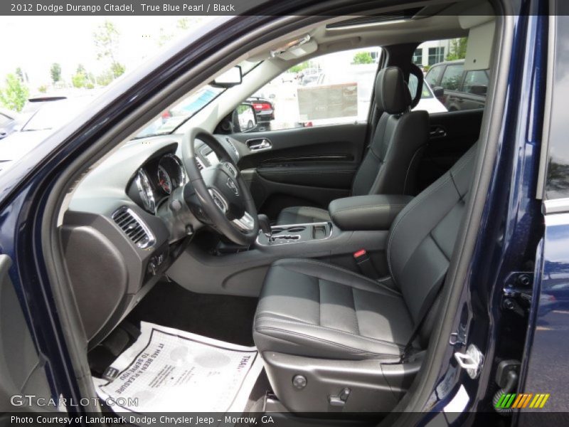  2012 Durango Citadel Black Interior