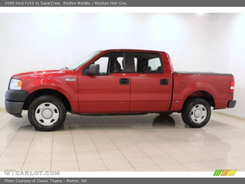 Redfire Metallic / Medium Flint Grey 2008 Ford F150 XL SuperCrew