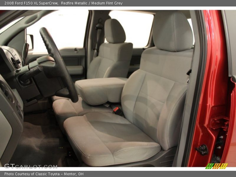 Redfire Metallic / Medium Flint Grey 2008 Ford F150 XL SuperCrew