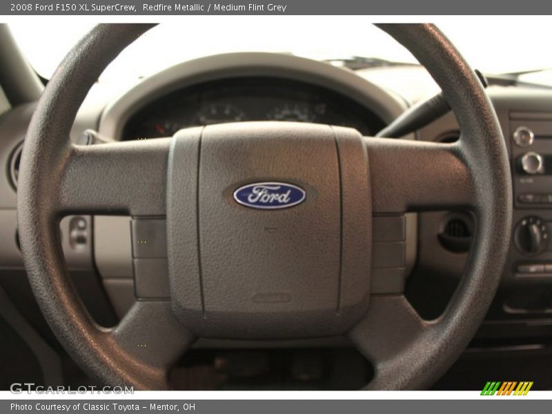 Redfire Metallic / Medium Flint Grey 2008 Ford F150 XL SuperCrew