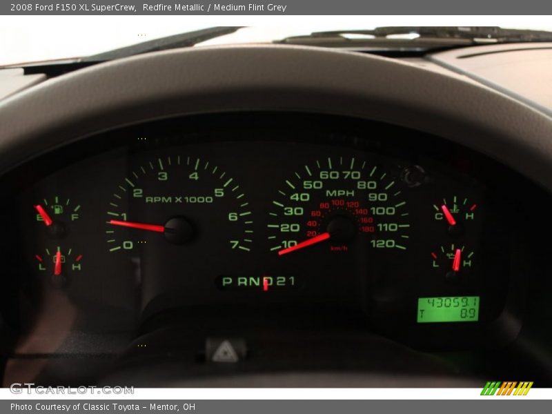 Redfire Metallic / Medium Flint Grey 2008 Ford F150 XL SuperCrew