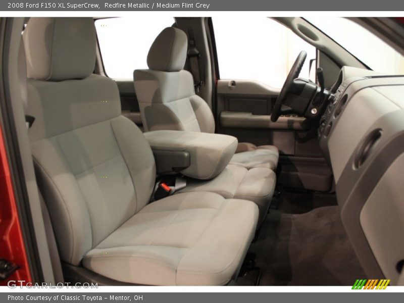 Redfire Metallic / Medium Flint Grey 2008 Ford F150 XL SuperCrew