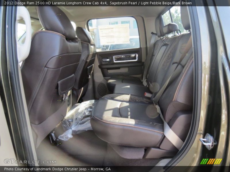 Sagebrush Pearl / Light Pebble Beige/Bark Brown 2012 Dodge Ram 2500 HD Laramie Longhorn Crew Cab 4x4